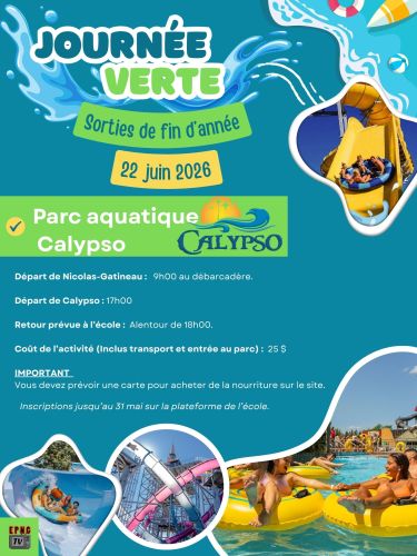 Calypso - Journée verte 2026