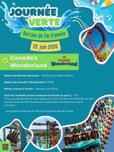Wonderland - Journée verte 2026